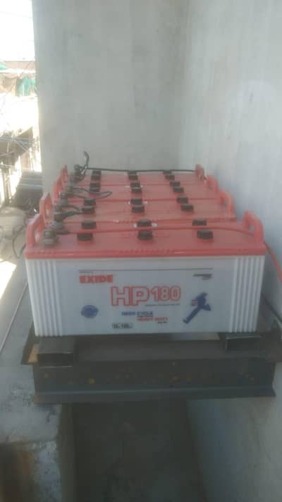 exide hp 180  4 batteries