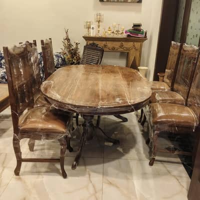 dining table with chairs