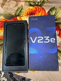 Vivo V23e Used one hand like new with box ETC