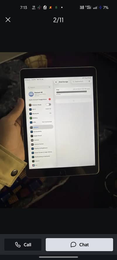 ipad 9th generation 256 gb touch change but  original ki grante ho ge