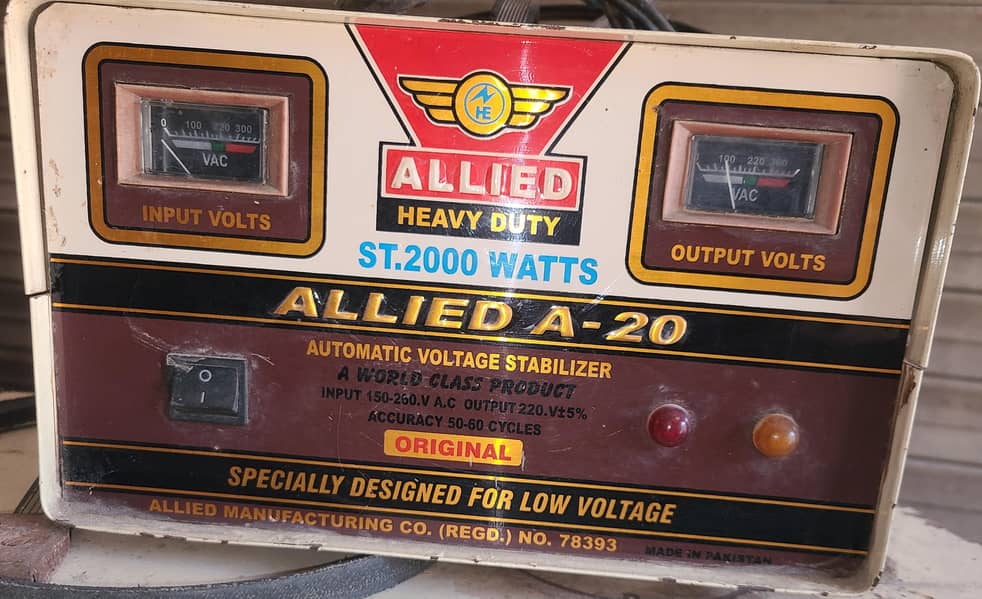 Automatic Stablizer for fridge 0