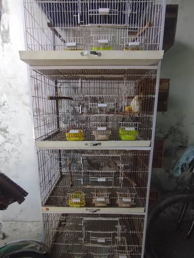 Lovebird Cage 4 Portions