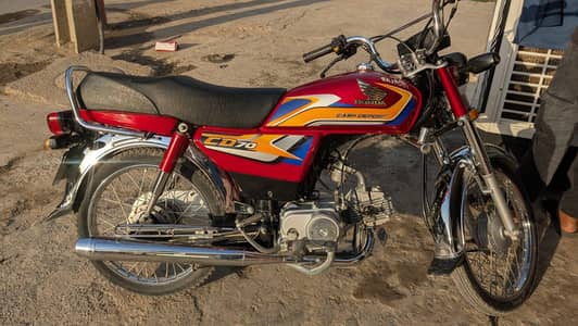 CD 70cc bike good condition good