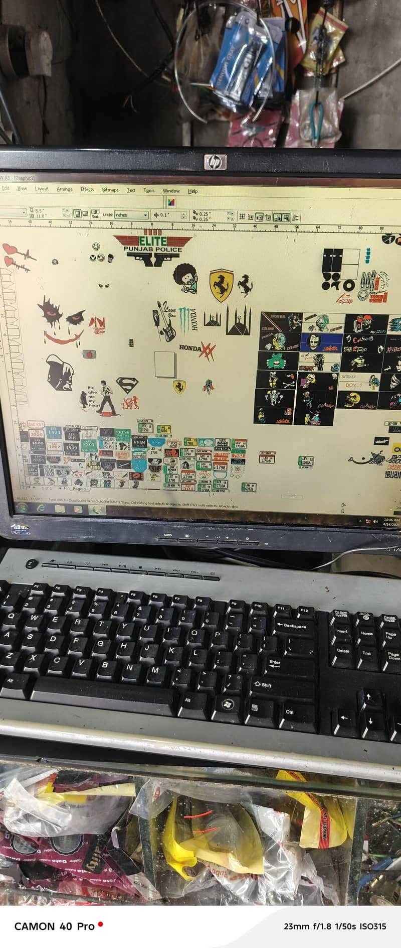 Cutting Plotter with Computer 8