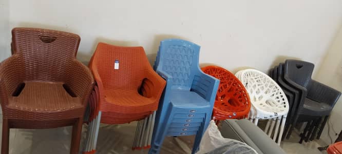 Plastic chairs