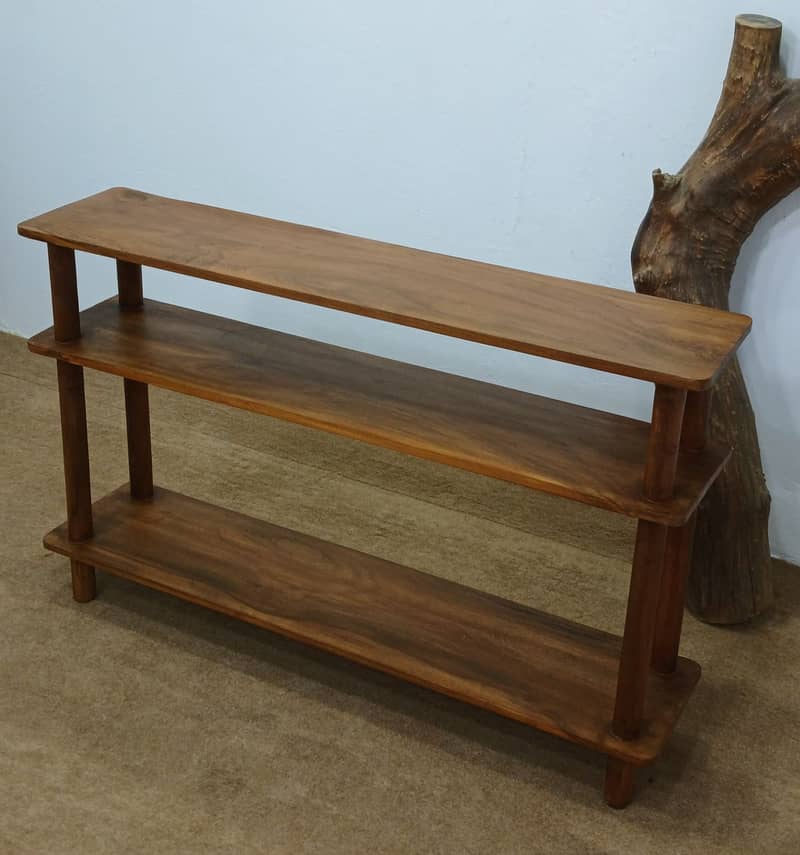 Solid keekar wood console table 3