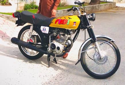 honda 125 full tayar ha bike