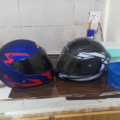 Want to sell my two helmets both are in 10x10 condition