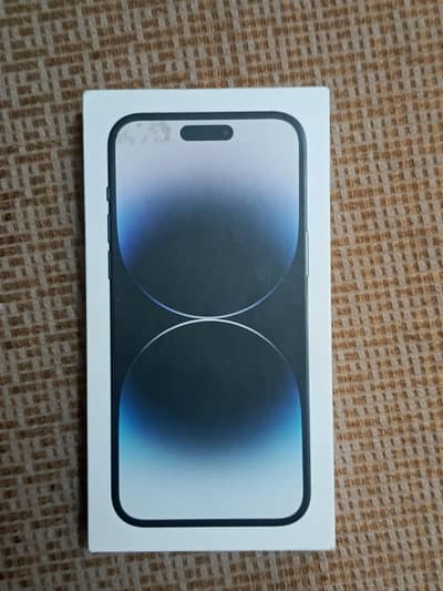 14 pro Max jv 128 with box and geniune cable