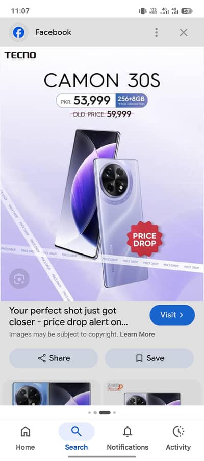 Tacno cammon 30s 10/10condition