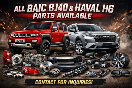 All BAIC BJ40 and HAVAL H6 parts available