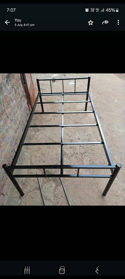students bed withoutmattress/ hostel bed/ charpai/  چارپائی/ bed