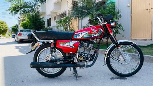 Honda CG 125 Model 2023 Register All Punjab Biomatric available