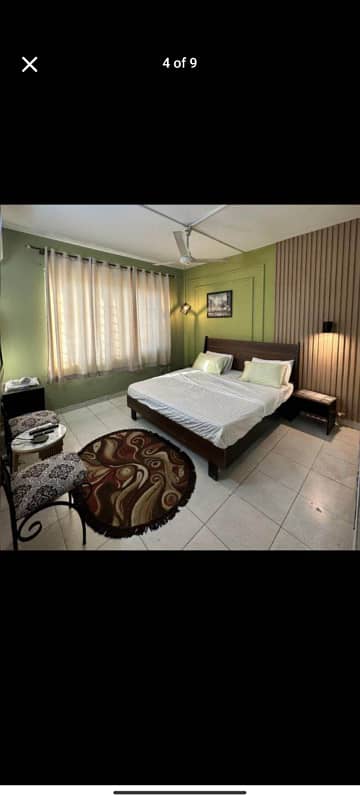 1 bed luxury furnish appartment available tonight for rent in Islamabad ELYXYAM Mall