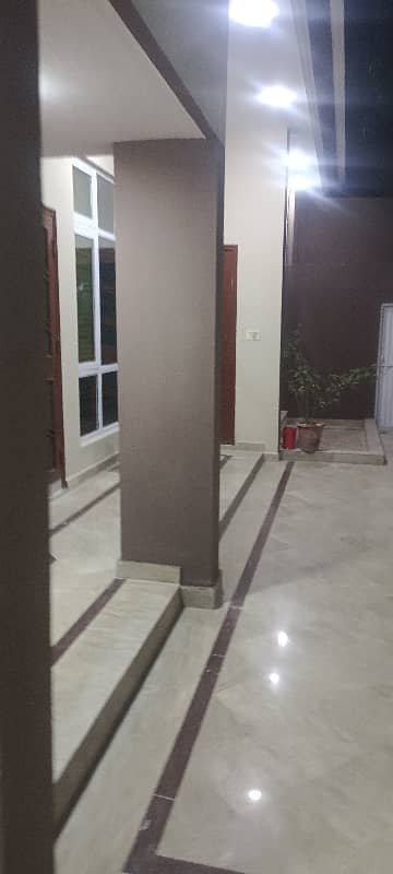 10 Marla Corner Double Storey House In Nishtar Block Iqbal Town. Semi Furnished House