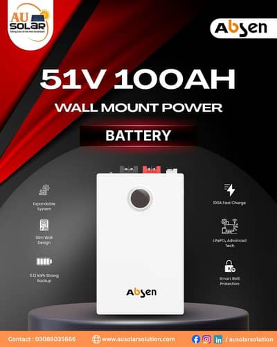 absun 5kw 100 amp 51v