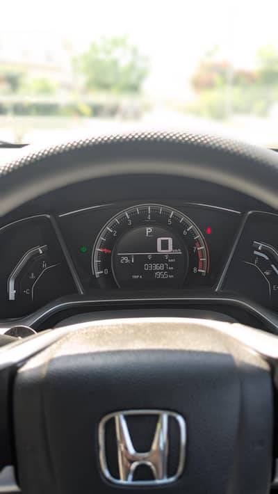 Honda Civic ug top of the line red meter