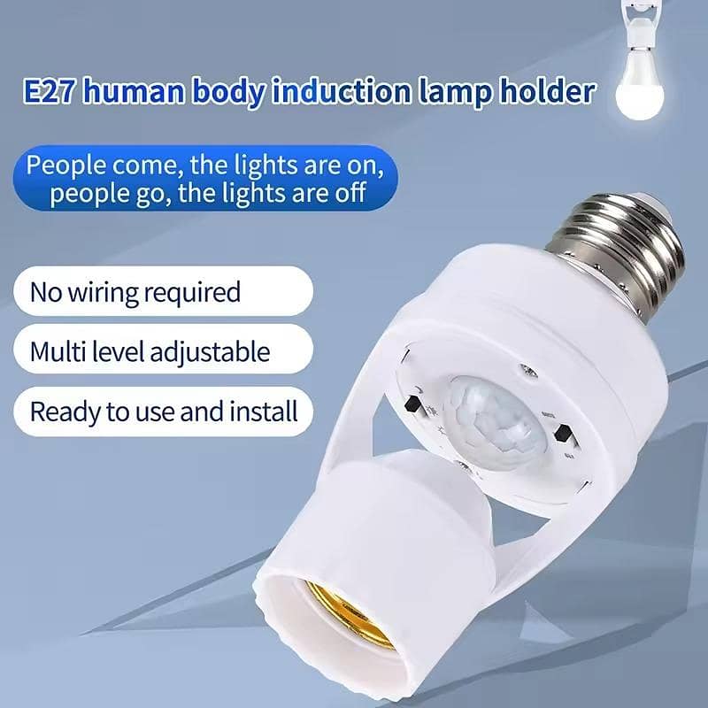 Motion sensor Bulb Holder E 27 0