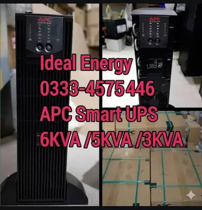 APC UPS OF 3KVA 5KVA 6KVA 8KVA 10KVA 20KVA  AVAILABLE WITH QUANTITY