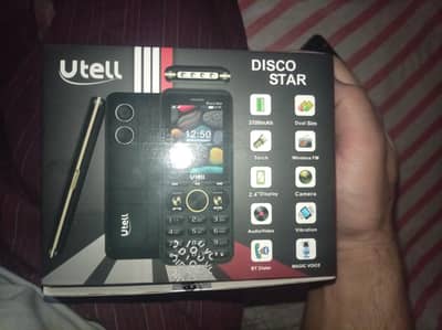 Utell disco star box open mobile urgent sale whatsapp 03287469290