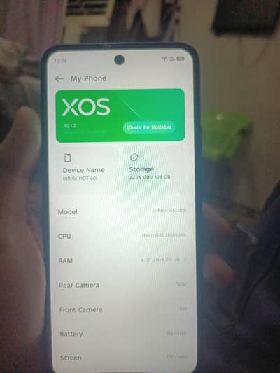 infinix hot 60i. . . 6+4/128