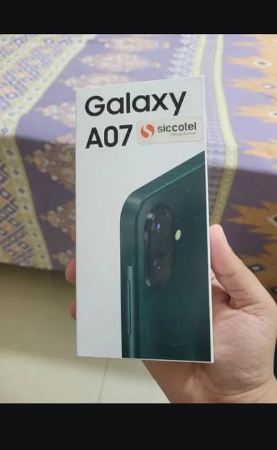 Samsung A07 Green Just Box open Beand New 10 Condition
