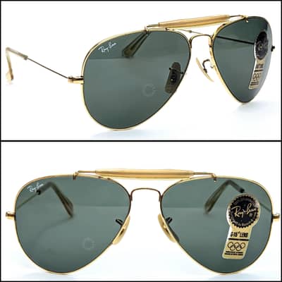 Ray Ban Bausch & Lomb BL USA Sunglasses, Gold Plated, Vintage