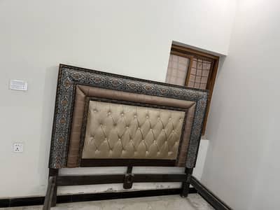 Double bed with side tables + dressing sale on urgent