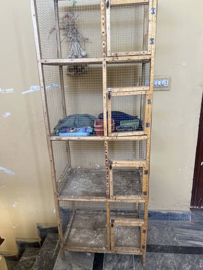 4 portion cage with best condition specially for pigeons