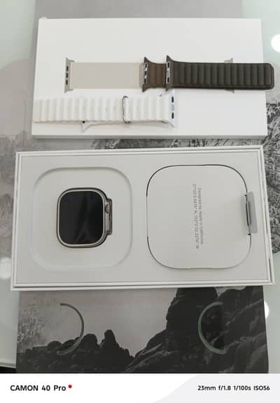 apple Watch ultra 1 condition 10by10 health 100% with box cable
