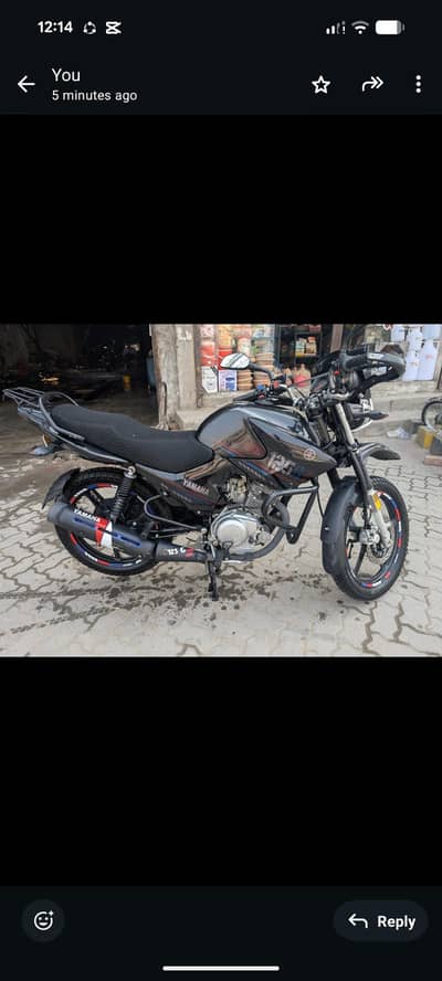 new bike bhot kam use ki ha