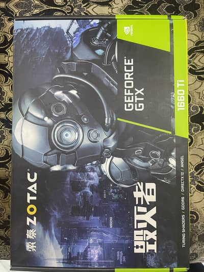 Nvidia GPU GTX 1660 Ti  6 GB