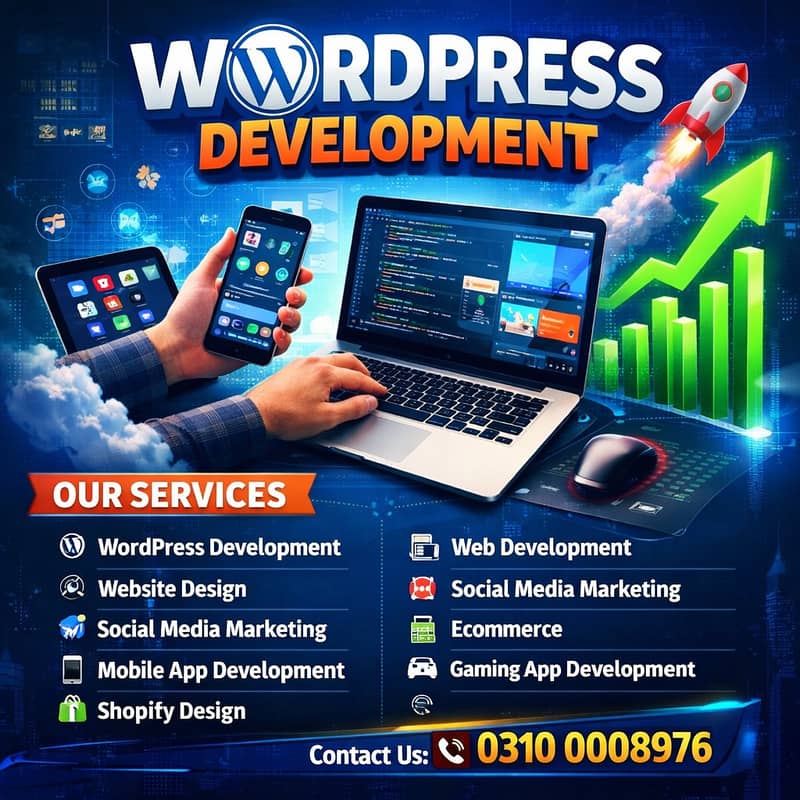 Wordpress development | Seo Services | Web Development | Shopify logo 0