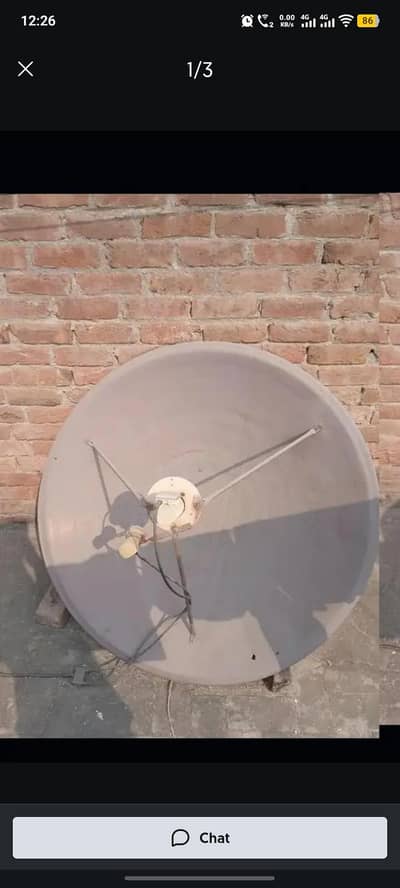 hd dish complete antenna and recever