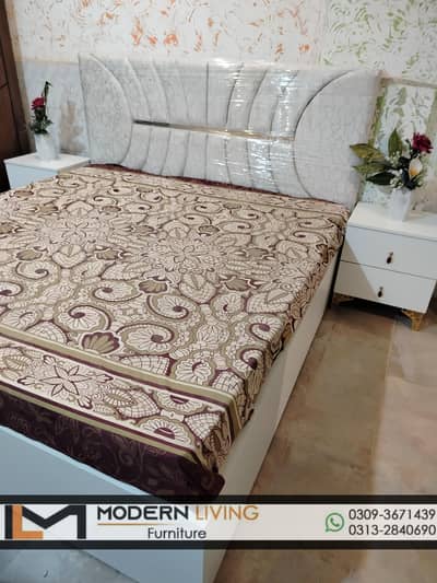 King Bed With 2 Storage Side Tables Best Quality