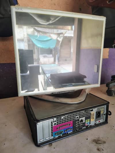 Dell 755 Core 2 Duo 2.93ghz 4gb Ram 160gb Hard With Lcd Complete Set