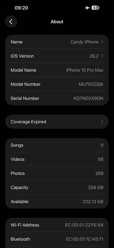 Iphone 15 pro max (non PTA]