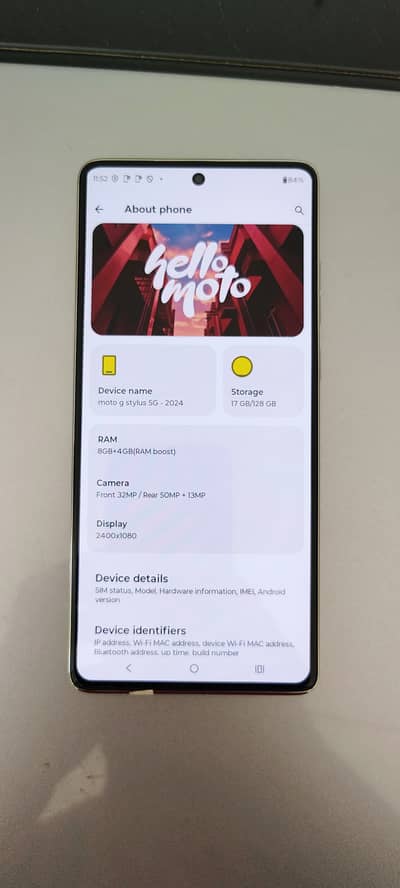 Moto G Stylus 5G 2024 8GB 128GB | Android 15 | Stylus Pen | SIM Locked