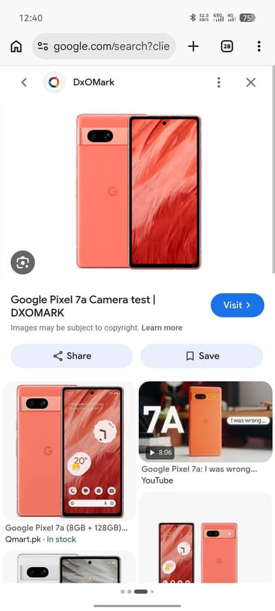 GOOGLE PIXEL 7A 128GB