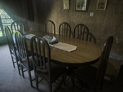 12 Seater Dining Table Oval shape