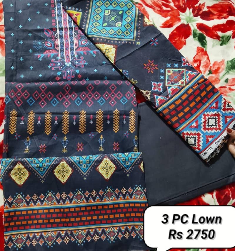 Summer Unstitched Lawn Suit 3PC – Premium Quality 8