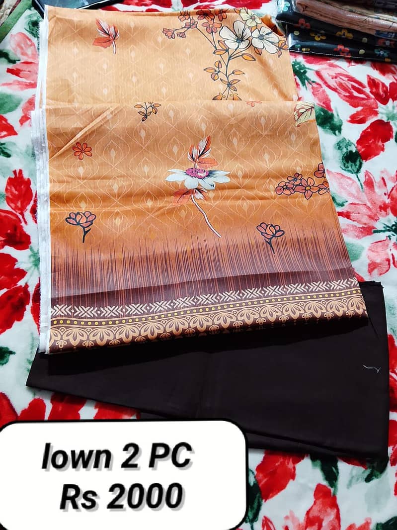 Summer Unstitched Lawn Suit 3PC – Premium Quality 9