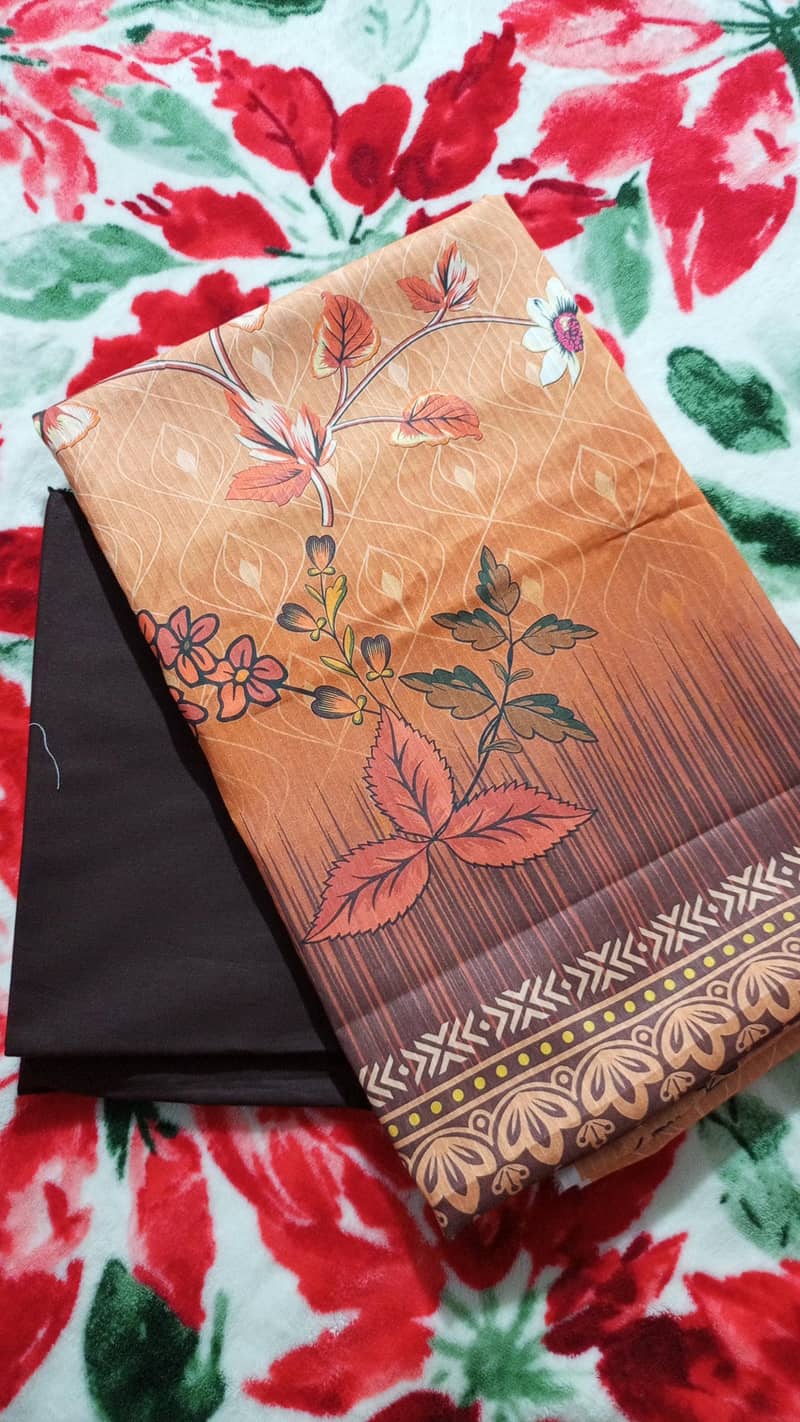 Summer Unstitched Lawn Suit 3PC – Premium Quality 13