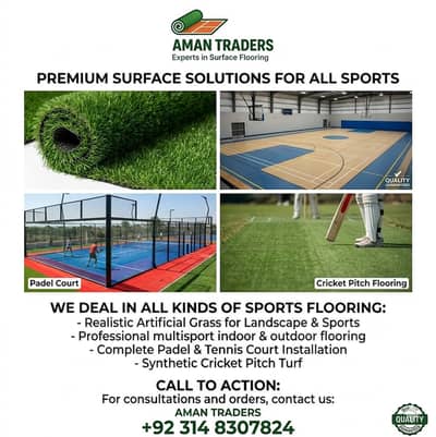 Artificial Grass , Cricket Turf , Futsal Turf , Padel Turf/Hockey Turf