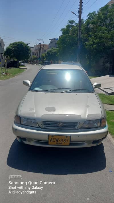 Suzuki Baleno for sale. My own name.