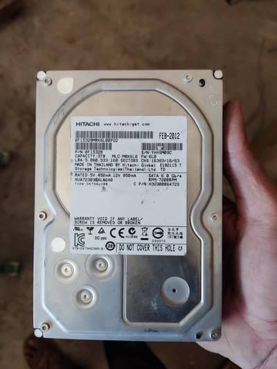 Hitachi 3tb 2 Hard drive