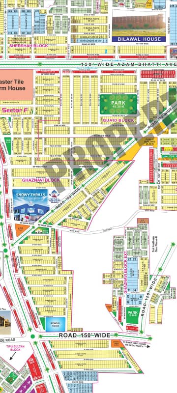 5 Marla On Ground Possession Plot Available For Sale in Ghaznavi Extension Bahria Town Lahore