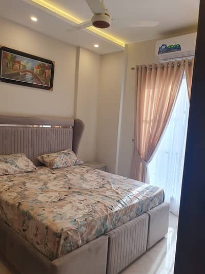 One Bedroom Luxury Fully Furnished Apartment Available For Rent in Quaid Block Bahria Town Lahore