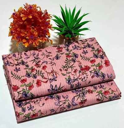 unstitched suit for women/ PKR 1500