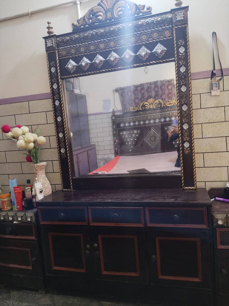 bed set 2sid table dressing table 5